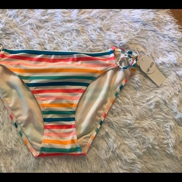 Hot Water Other - Nwt hot water striped bikini bottom
